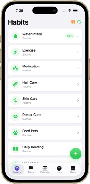 Habit Tracking Feature